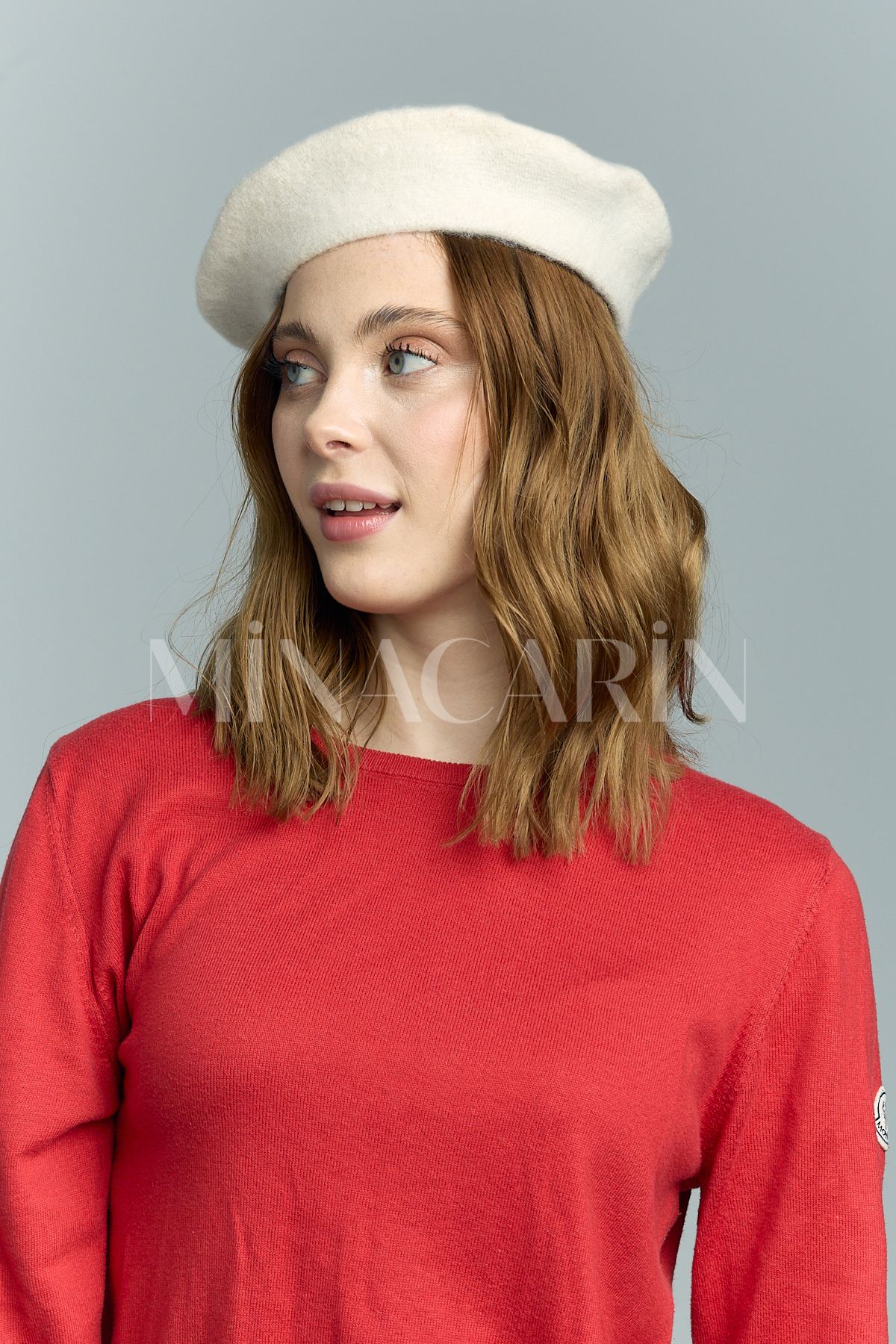 Fransız Ressam Keçe Bere Ekru Bere